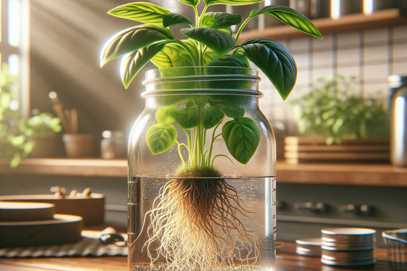 mason jar hydroponics
