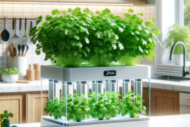 hydroponic cilantro