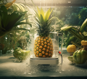 Hydroponic pineapple