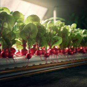 hydroponic radish