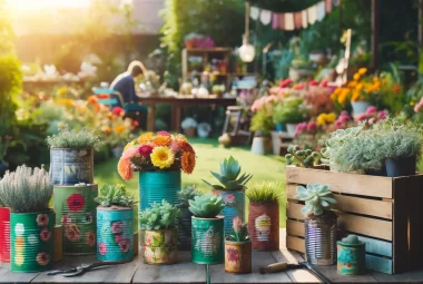 recycling pots for gardening