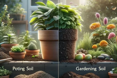 potting soil vs gardening soil