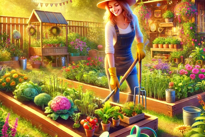 ladies gardening