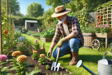 grandpa gardening