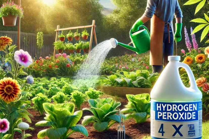 hydrogen peroxide in gardening