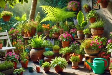 container gardening for shade