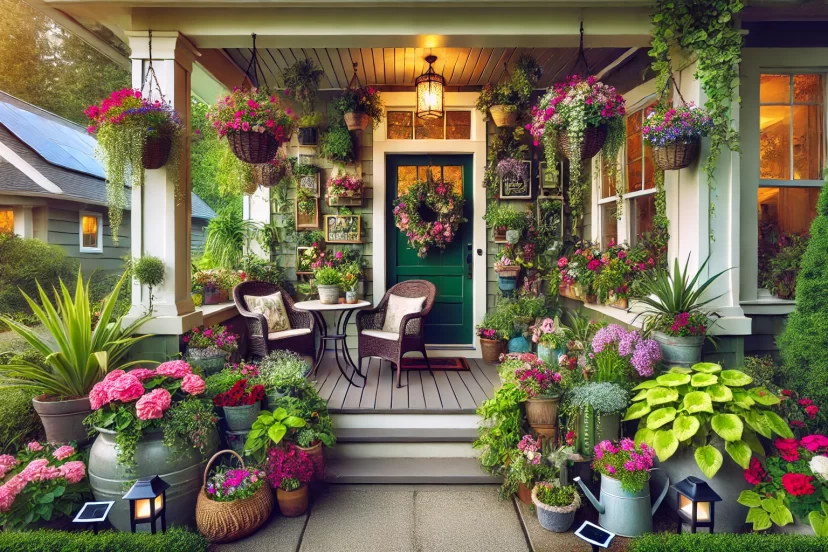 front porch gardening ideas