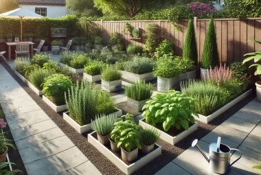 outdoor herb gardens