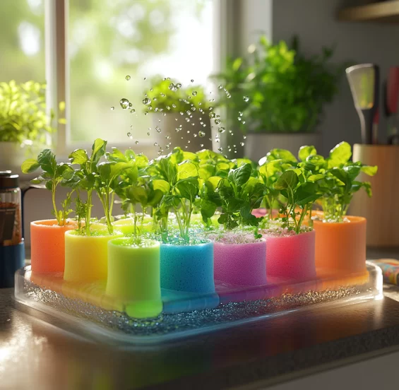 pool noodle hydroponics