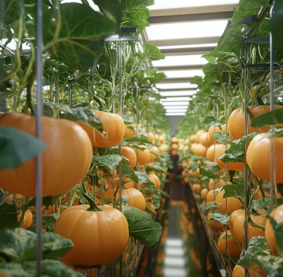 hydroponic pumpkin