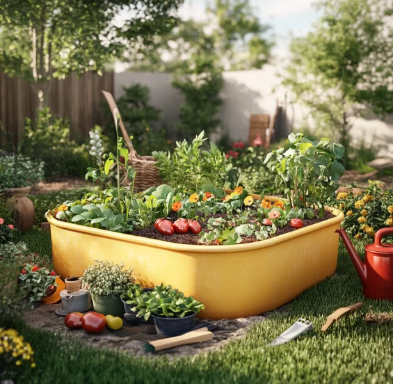 pool gardening